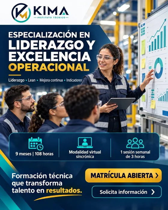 Afiche de Liderazgo y Excelencia Operacional